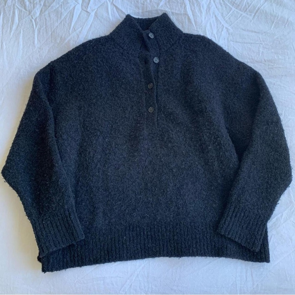 Jenni Kayne Black Turtleneck Sweater